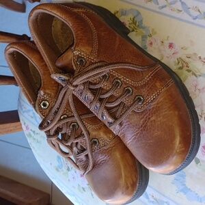Eddie Moran Brown Lace Up Leather Shoes Size 8.5, excellent condition